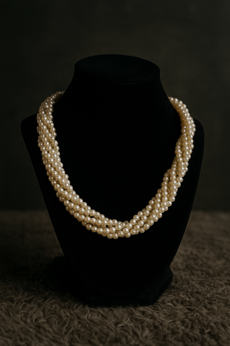 Timeless Vintage Pearl Necklace