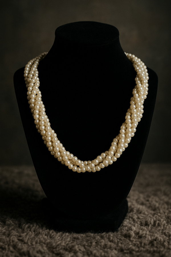 Timeless Vintage Pearl Necklace