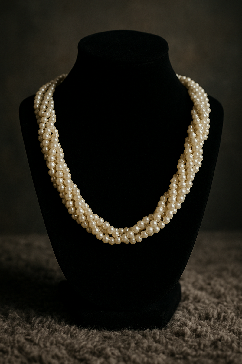 Timeless Vintage Pearl Necklace