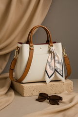 Elegant Synthetic Leather Shoulder Bag – Soft &amp; Stylish