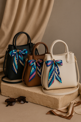 🔥 Elegant Bow-Tie Shoulder Bag – Premium Quality (1 Pc Only)