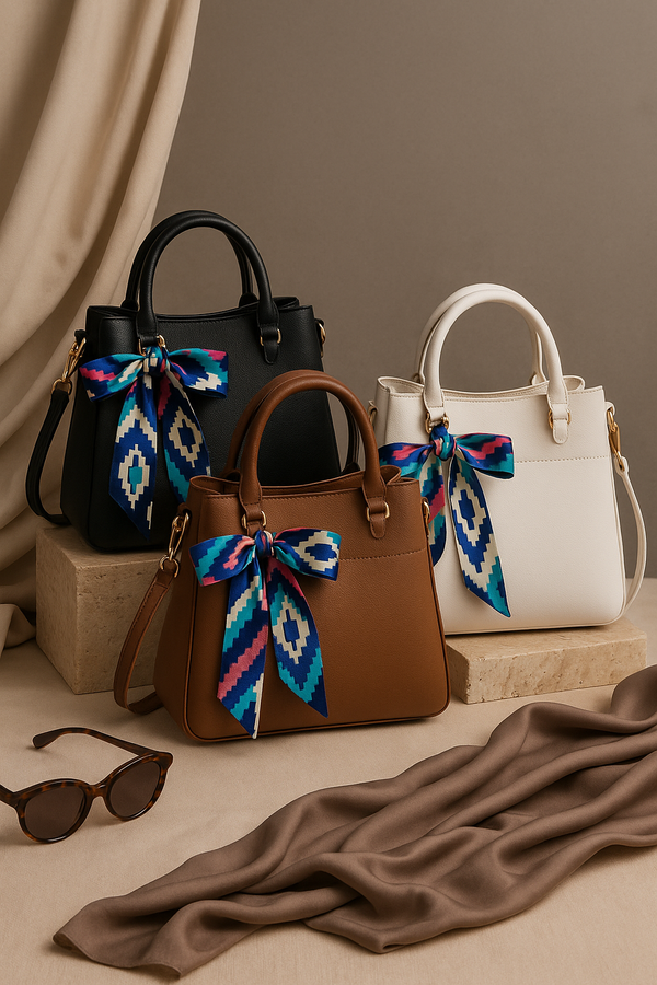 🔥 Elegant Bow-Tie Shoulder Bag – Premium Quality (1 Pc Only)