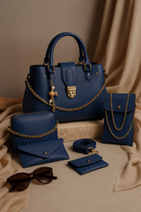 5-Piece Pink Handbag Set