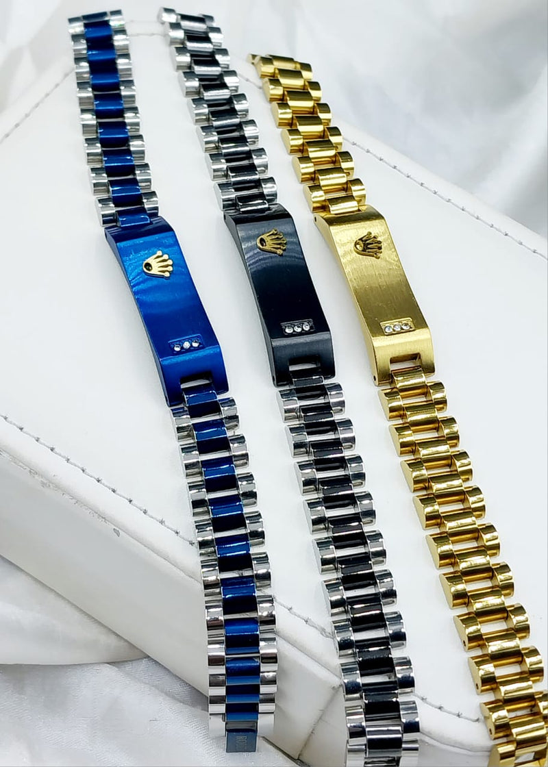 RLX Jubilee Crown Bracelet For Men